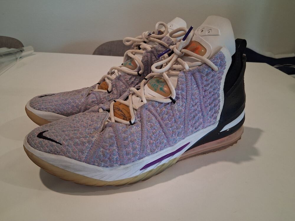 Nike LeBron 18 Multicolor CQ9283-900 Men's Size 13 - Read Description / READ